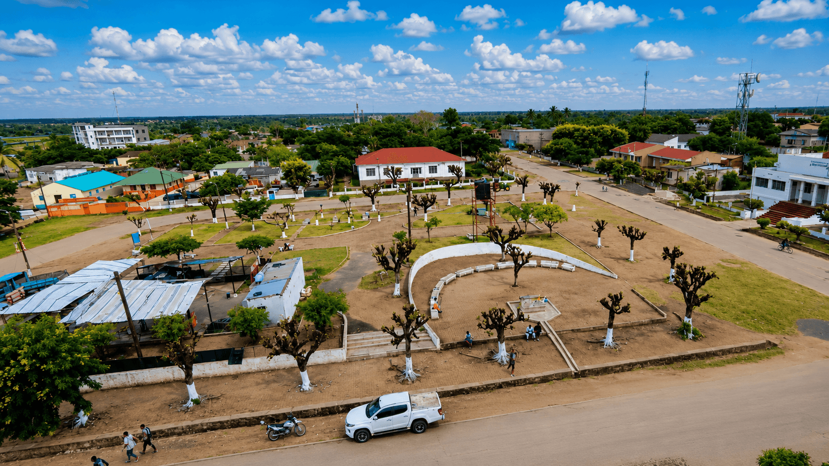 Vista aérea de Nhamatanda